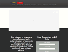 Tablet Screenshot of dcsafe.org